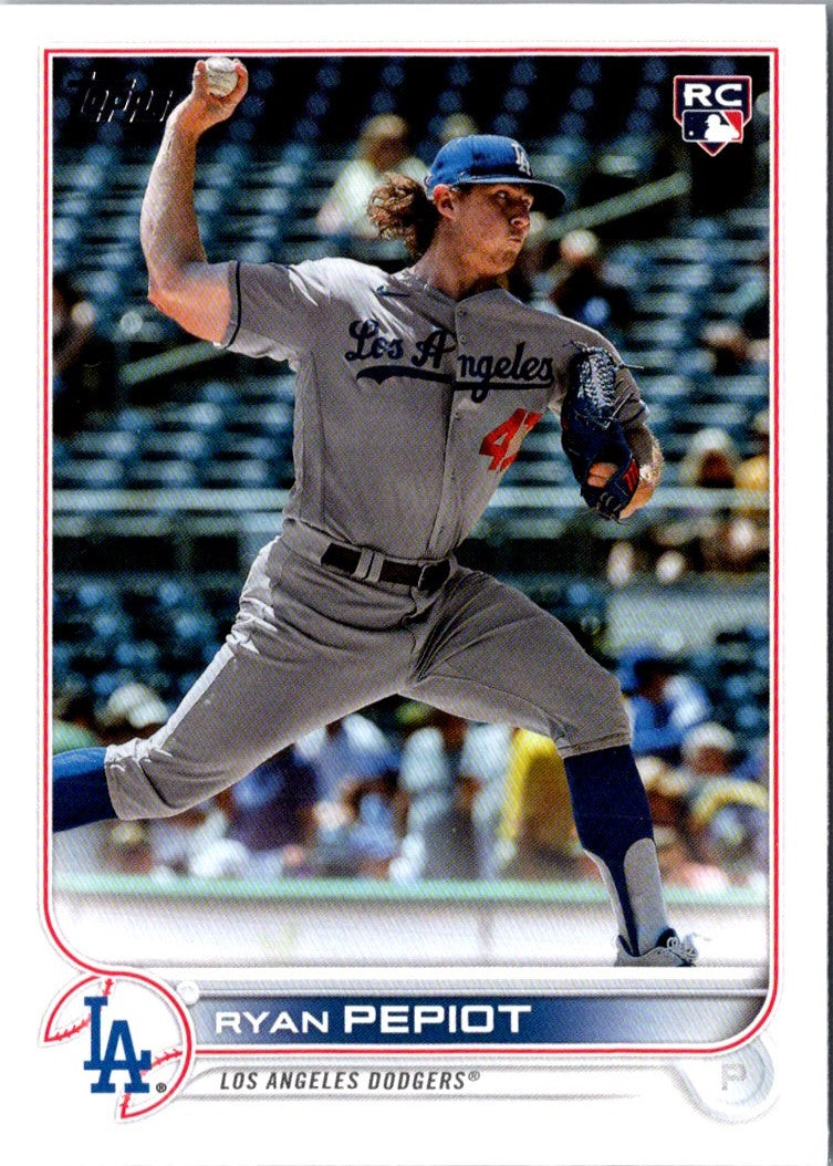 2022 Topps Update Ryan Pepiot