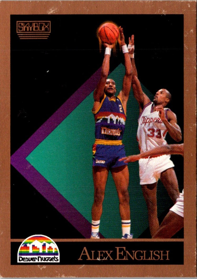 1990 SkyBox Alex English