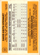 1983 Donruss Dave Stewart