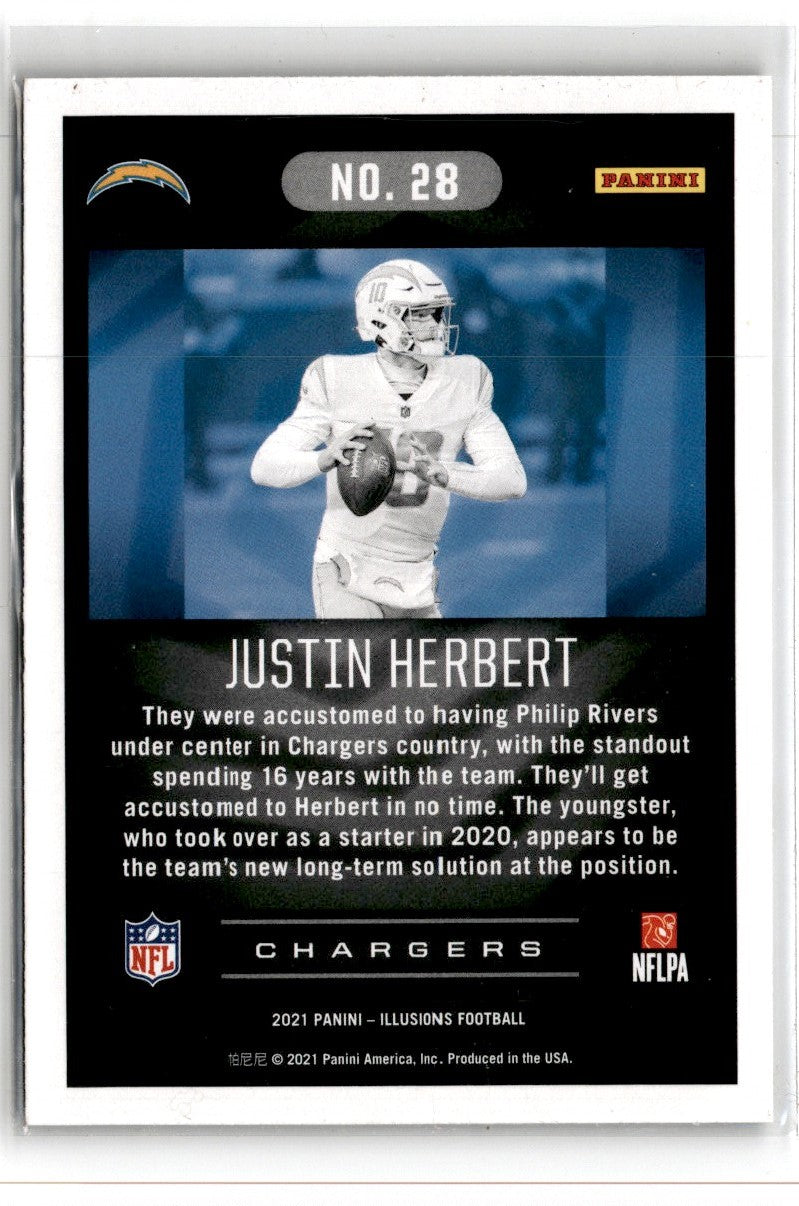 2021 Panini Illusions Justin Herbert