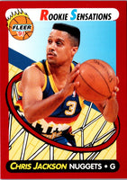 1991 Fleer Rookie Sensations Chris Jackson #8