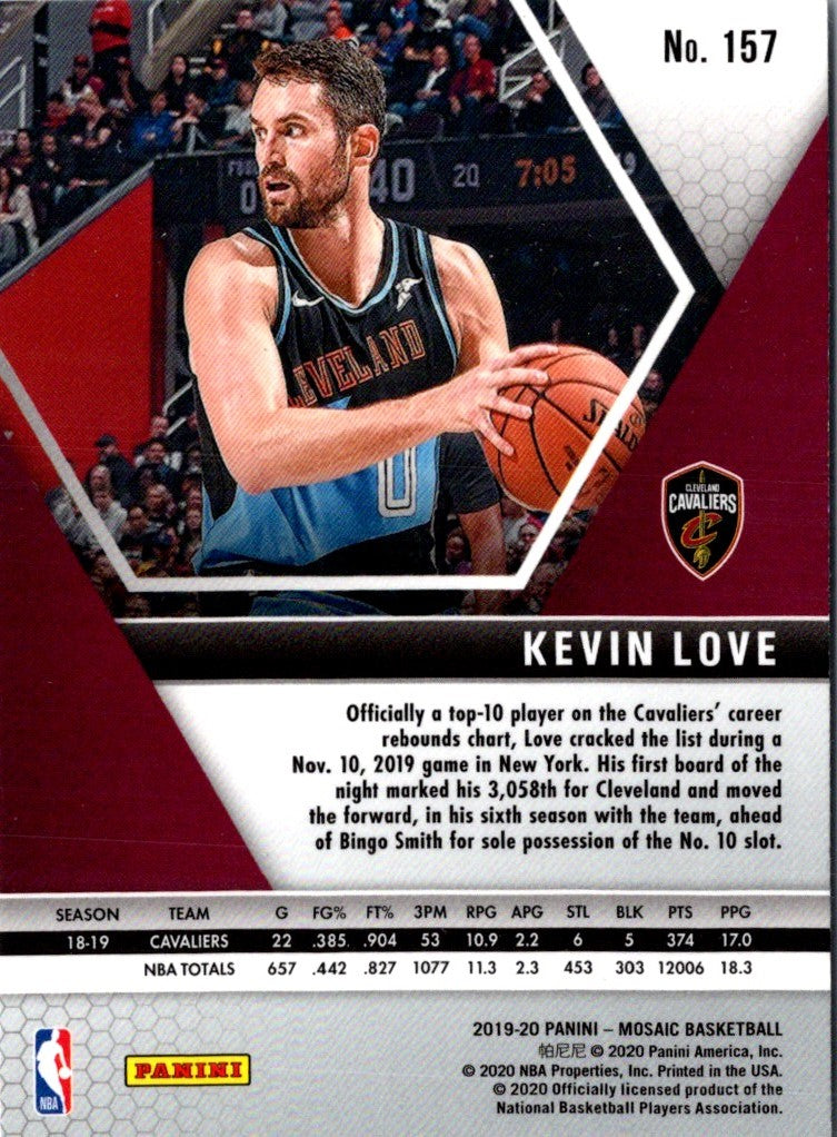 2019 Panini Mosaic Kevin Love