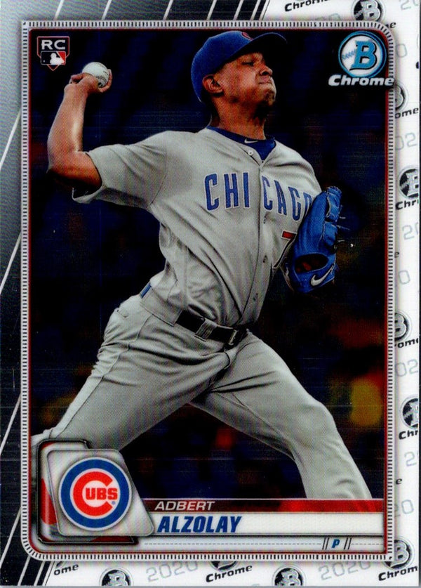 2020 Bowman Chrome Adbert Alzolay #57 Rookie