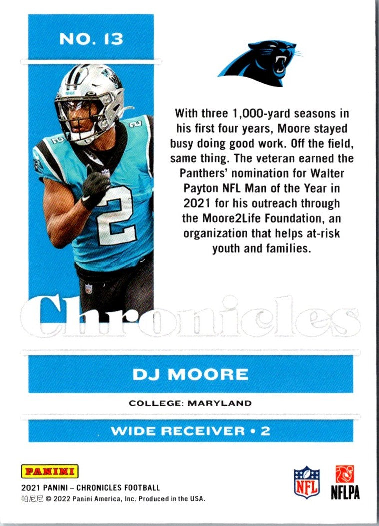 2021 Panini Chronicles DJ Moore