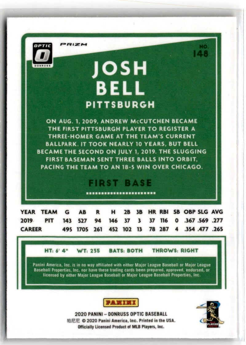 2020 Donruss Optic Red Wave Josh Bell