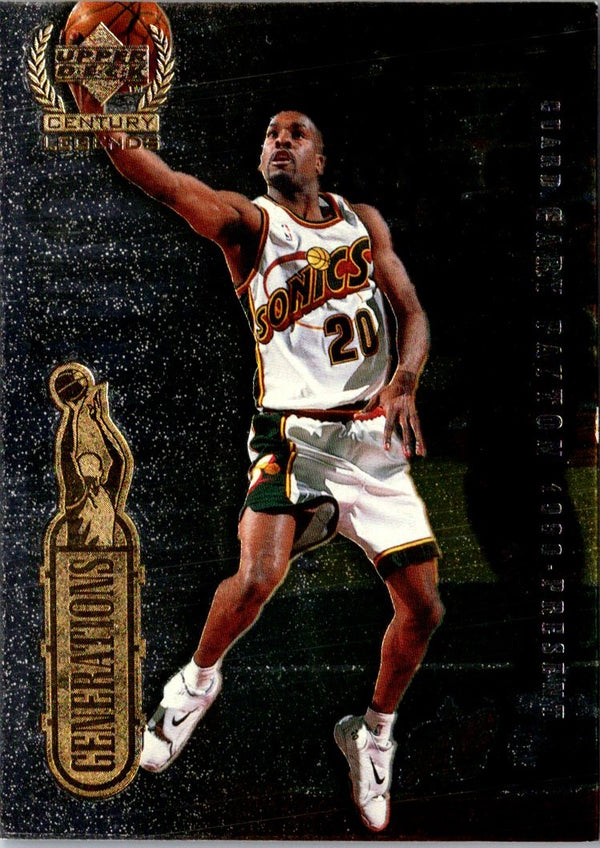 1999 Upper Deck Century Legends Generations Gary Payton/Isiah Thomas #NNO