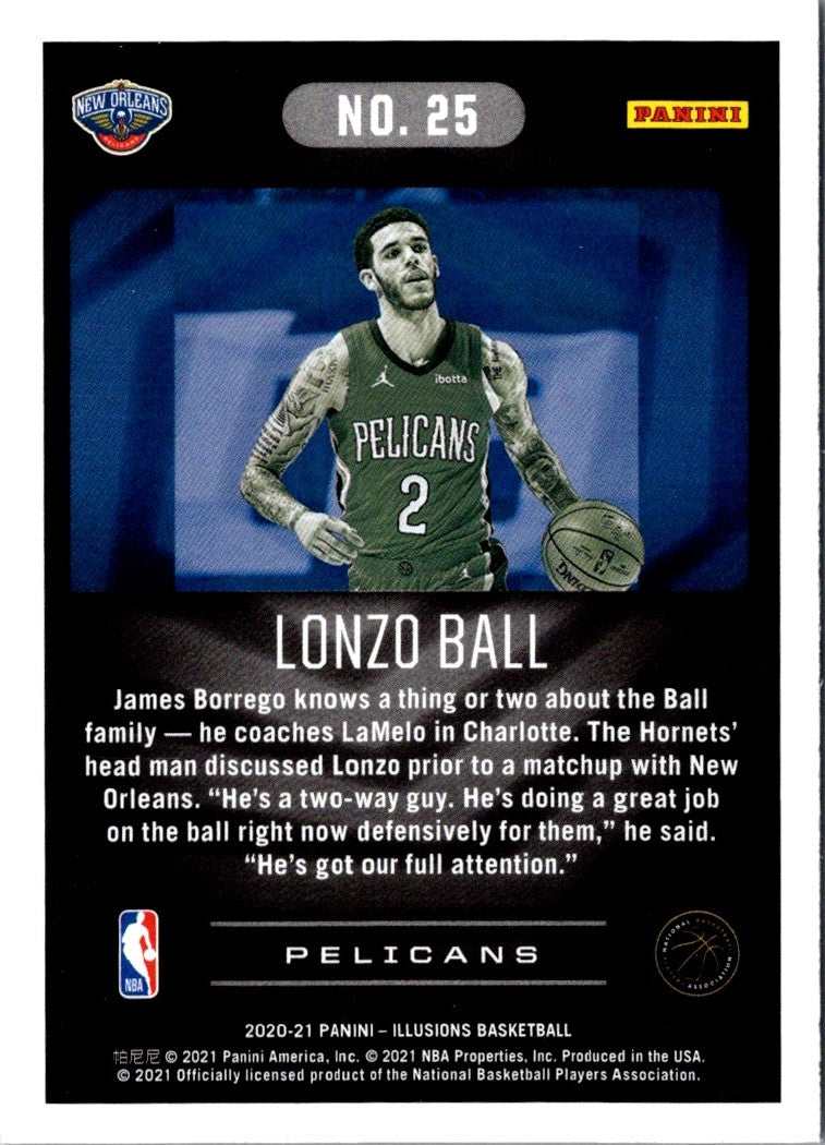 2020 Panini Illusions Lonzo Ball