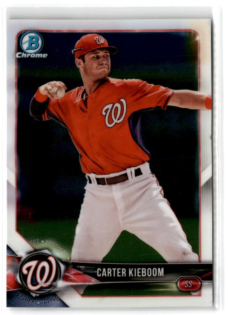 2018 Bowman Chrome Prospects Carter Kieboom