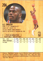 1991 Fleer A.J. English #206 Rookie