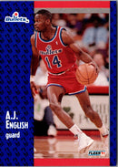 1991 Fleer A.J. English