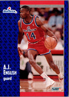 1991 Fleer A.J. English #206 Rookie