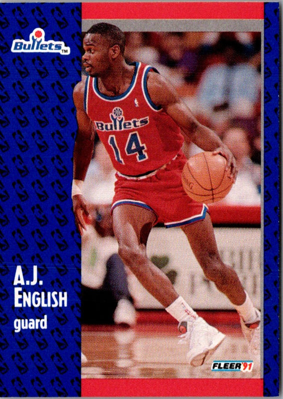 1991 Fleer A.J. English #206 Rookie