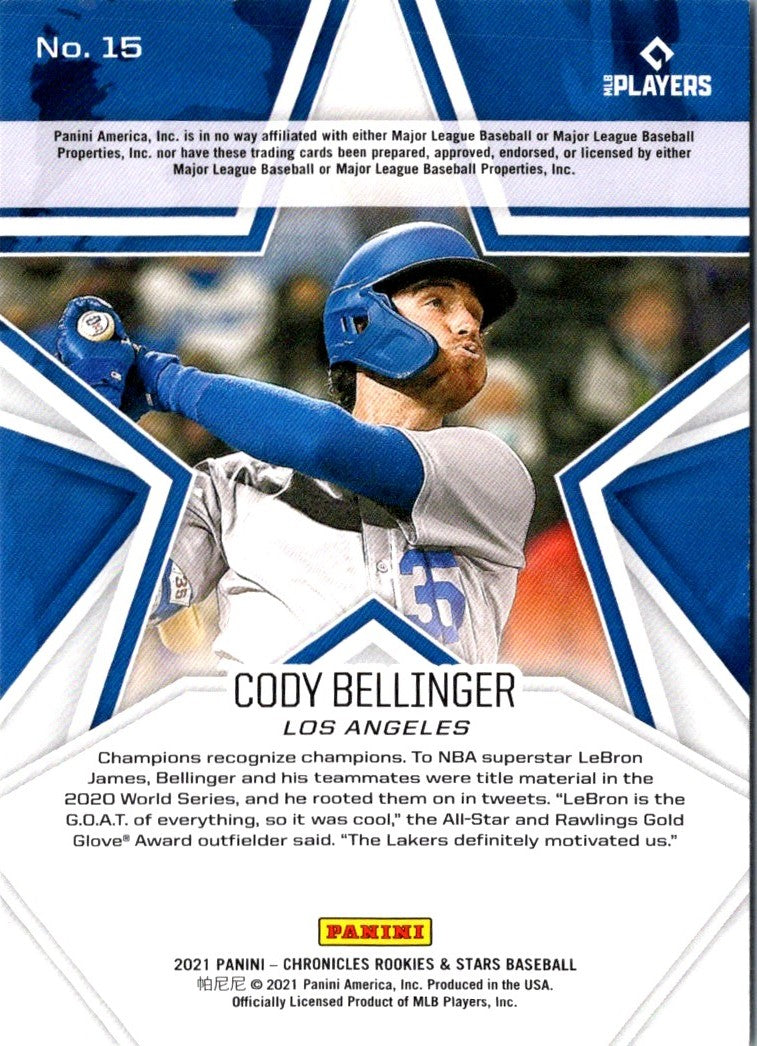 2021 Panini Chronicles Rookies & Stars Cody Bellinger