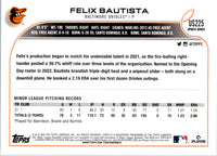 2022 Topps Update Felix Bautista #US225 Rookie