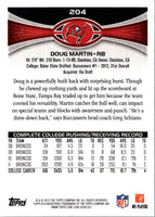 2012 Topps Doug Martin #204