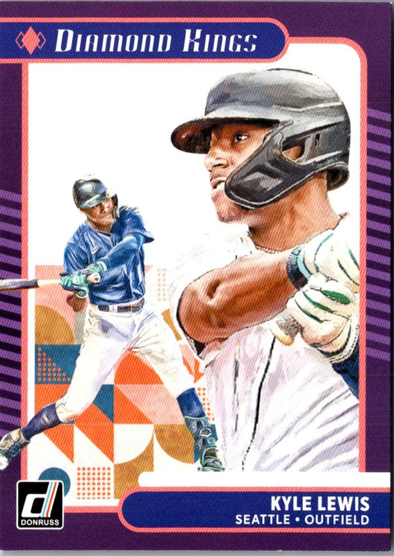 2021 Donruss Holo Purple Kyle Lewis #13