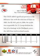 2007 Upper Deck Star Rookies Rookie Exclusives Edition Tank Tyler