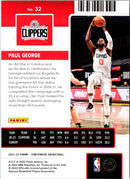 2021 Panini Contenders Game Ticket Red Paul George