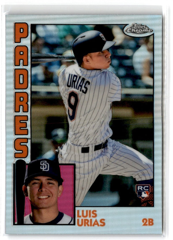 2019 Topps Chrome 1984 Baseball Green Refractor Luis Urias #84TC-11