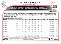 2022 Topps Update Steven Matz #US209