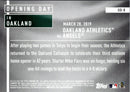 2020 Topps Opening Day Oakland Athletics