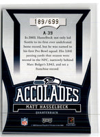 2005 Playoff Honors Accolades Matt Hasselbeck #A-39 189/699
