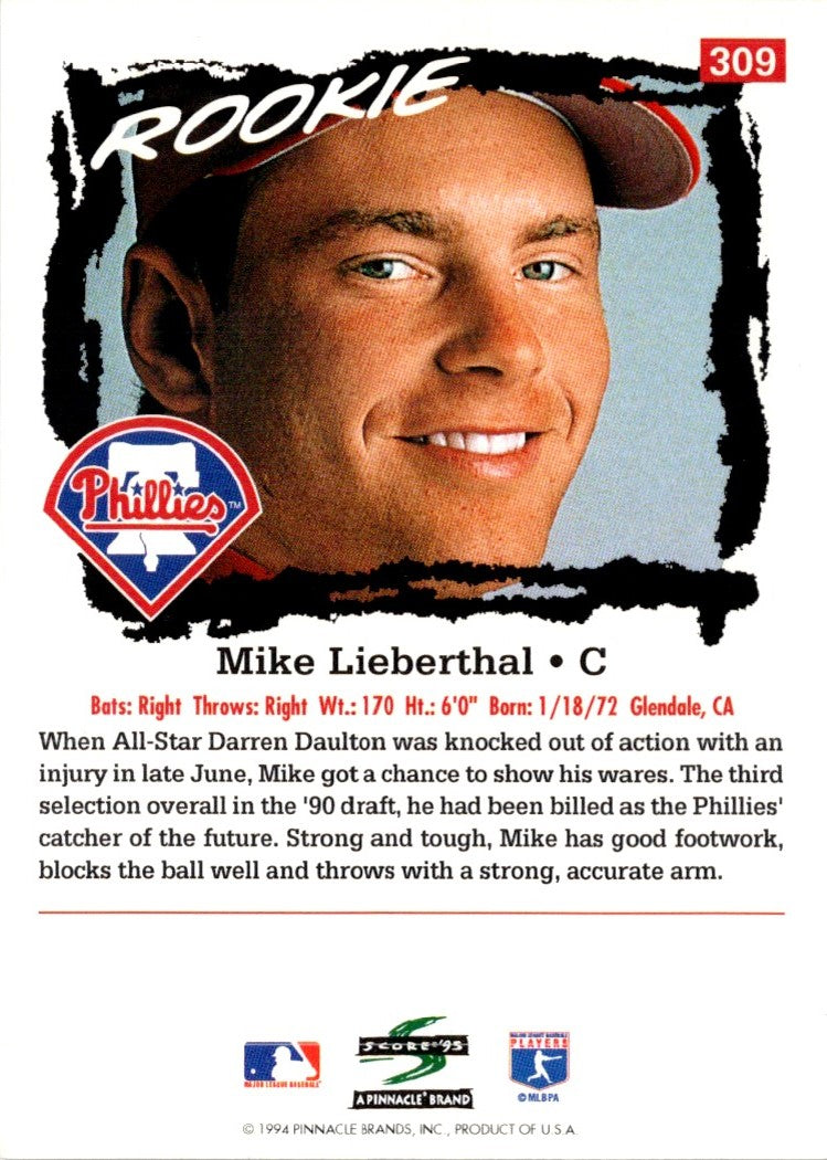 1995 Score Mike Lieberthal