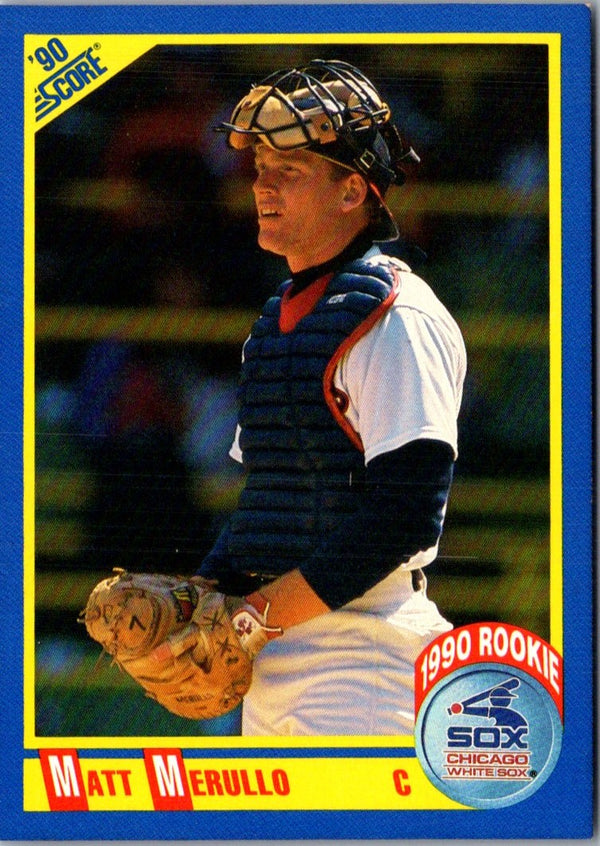 1990 Score Matt Merullo #605 Rookie