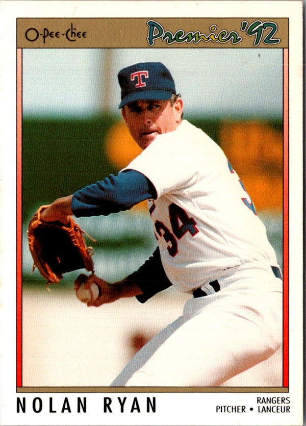 1992 O-Pee-Chee Premier Nolan Ryan #81