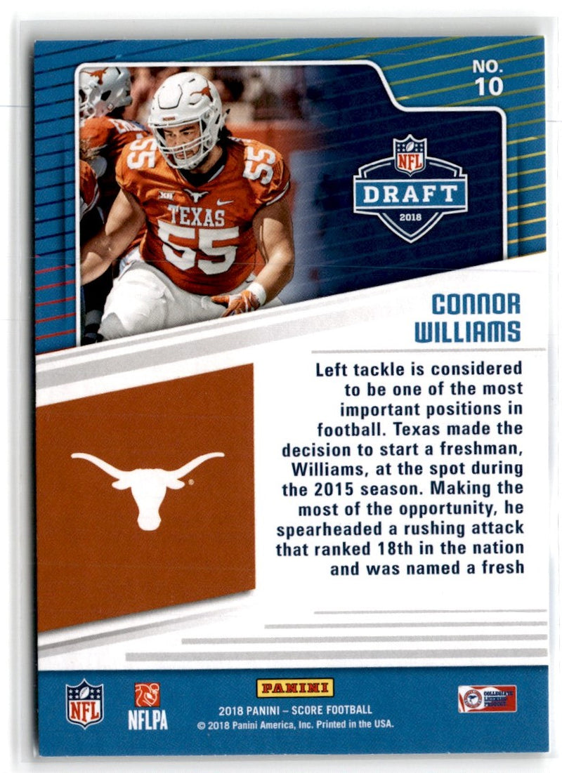 2018 Score NFL Draft Connor Williams