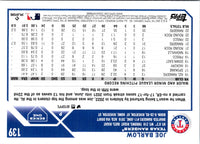 2023 Topps Joe Barlow #139