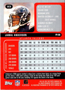2001 Stadium Club Jamal Anderson