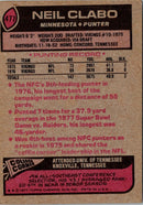 1977 Topps Neil Clabo