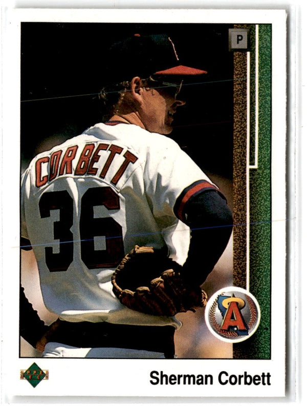 1989 Upper Deck Sherman Corbett #464 Rookie