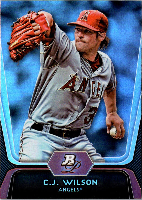 2012 Bowman Platinum C.J. Wilson #61