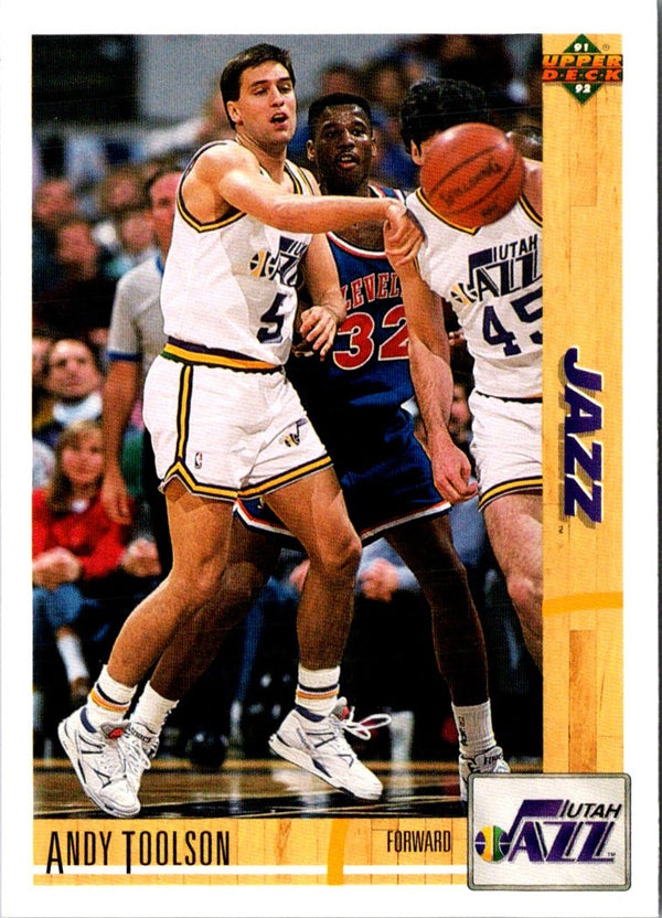 1991 Upper Deck Andy Toolson #113 Rookie