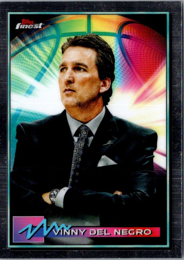 2021 Topps Finest Vinny Del Negro #48