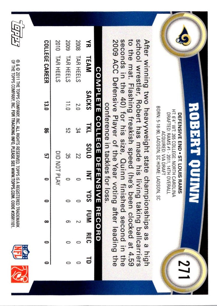 2011 Topps Robert Quinn