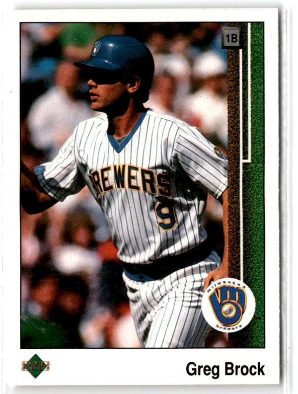 1989 Upper Deck Greg Brock #543