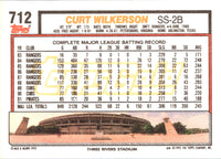 1992 Topps Curt Wilkerson #712