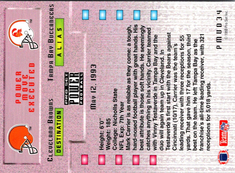 1993 Pro Set Power Update Prospects Mark Carrier