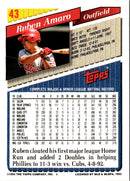 1993 Topps Gold Ruben Amaro