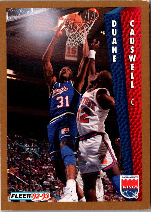 1992 Fleer Duane Causwell #195