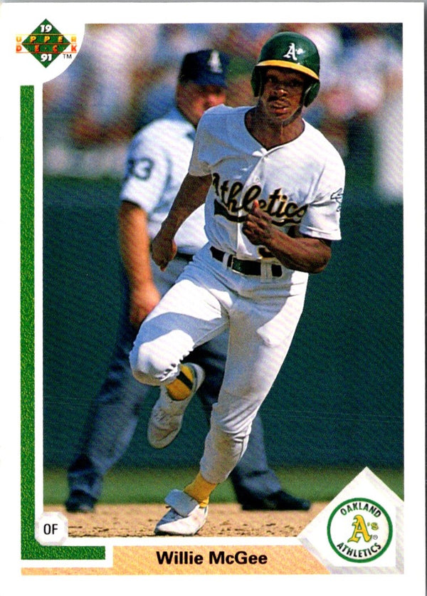 1991 Upper Deck Willie McGee #584