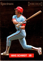 1993 Spectrum Diamond Club Pure Gold Promos Mike Schmidt #NNO