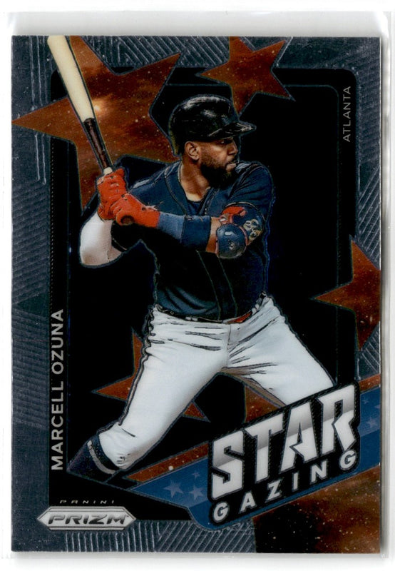 2021 Panini Prizm Star Gazing Marcell Ozuna #SG12