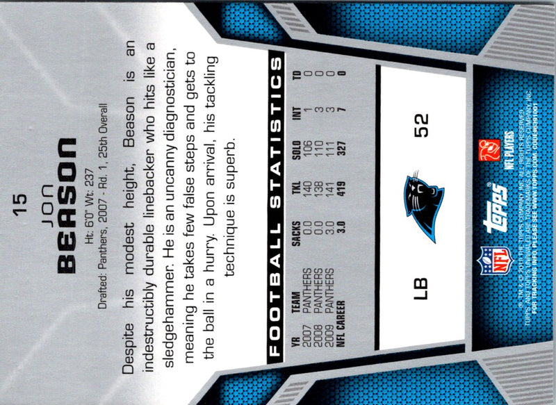 2010 Topps Unrivaled Jon Beason