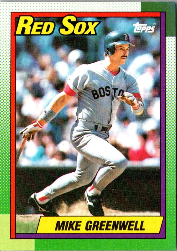 1990 Topps Mike Greenwell #70