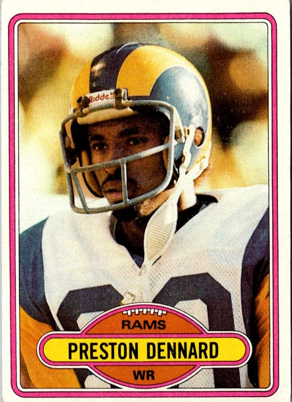 1980 Topps Preston Dennard #162 Rookie