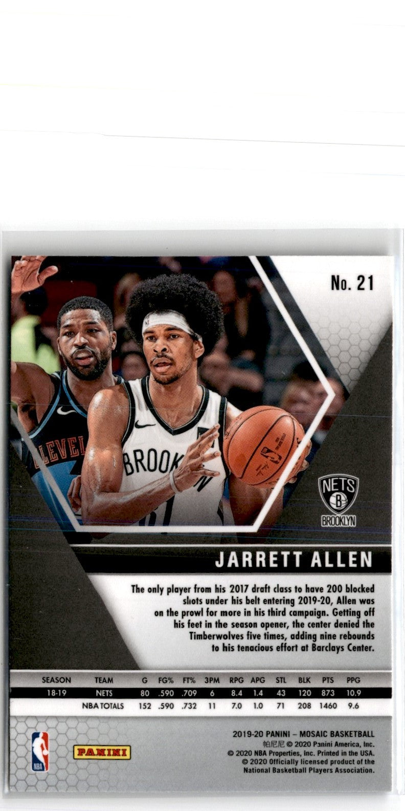 2019 Panini Mosaic Jarrett Allen